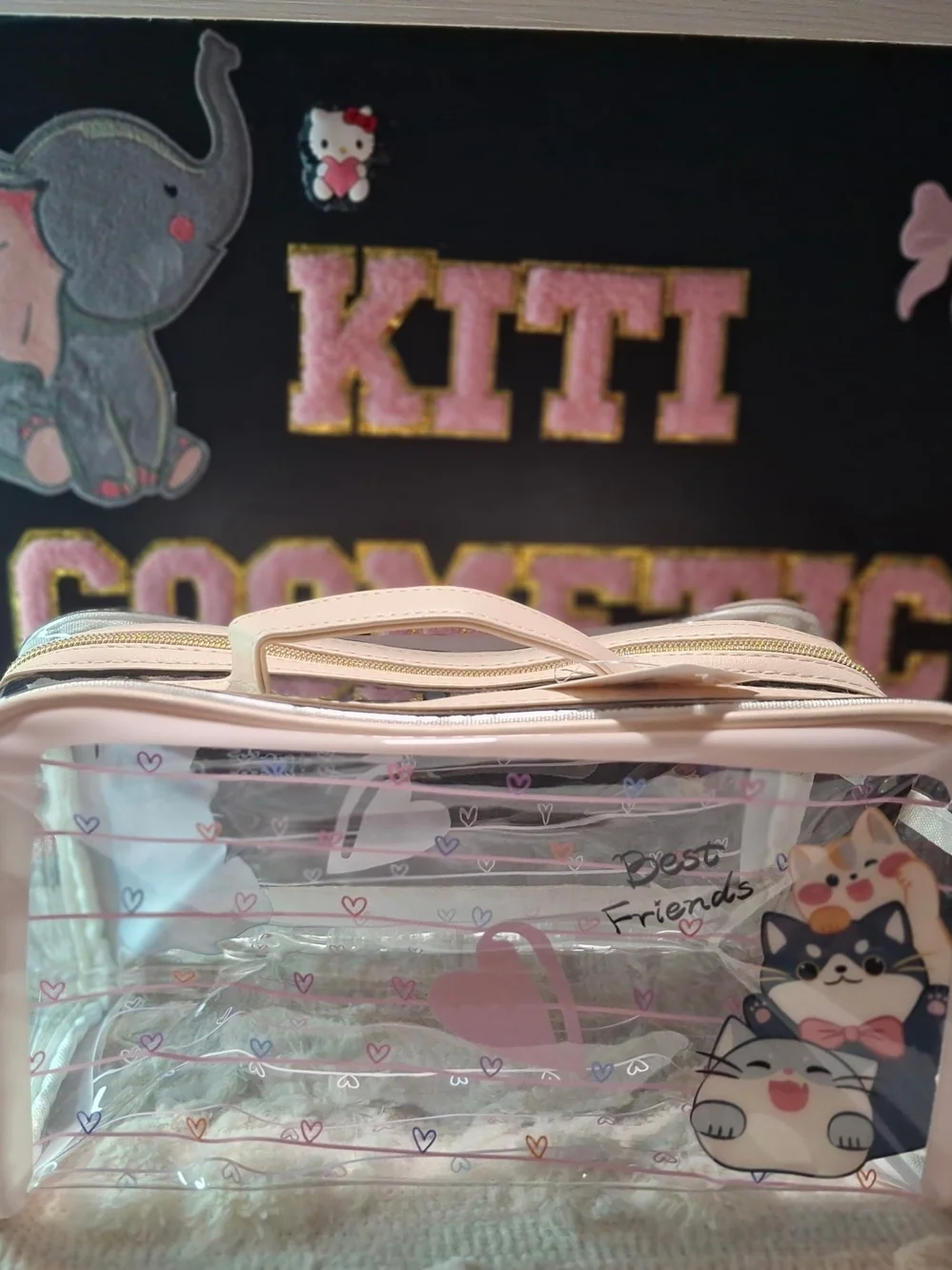 N/A transparent tote